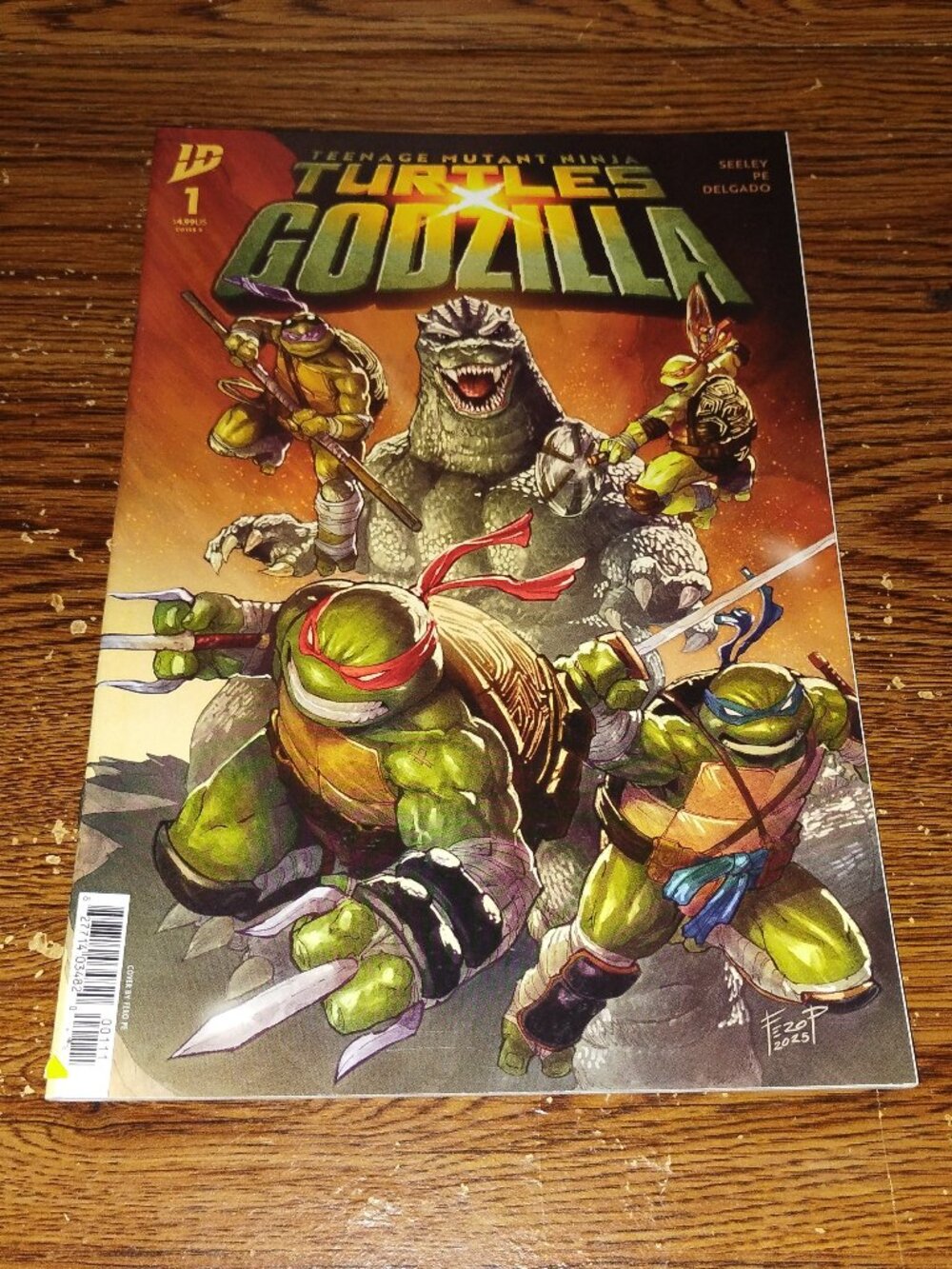 Teenage Mutant Ninja Turtles x Godziilla # 1 (IDW Comics, 2025) First Printing